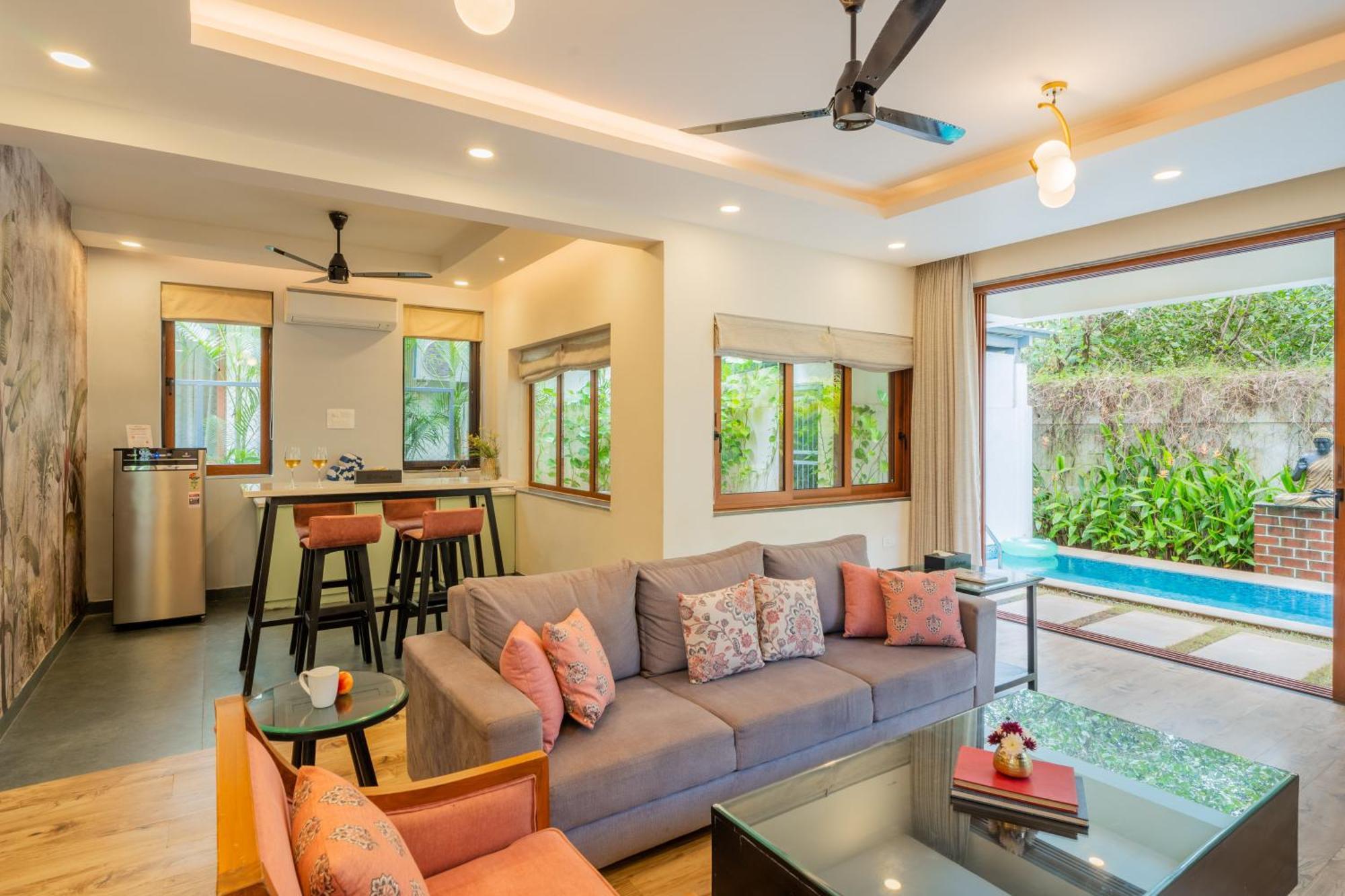 Elivaas 3 Bhk Pvt Pool & Bar - Villa Valerie Oxel Exterior foto