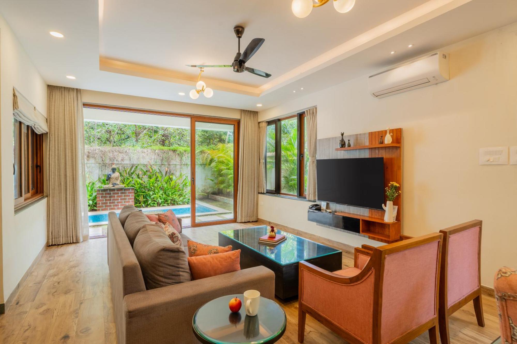 Elivaas 3 Bhk Pvt Pool & Bar - Villa Valerie Oxel Exterior foto